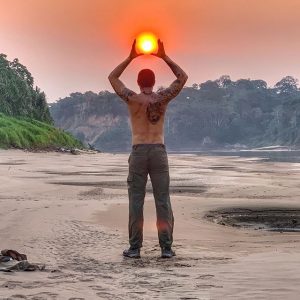 Tambopata River Sunset